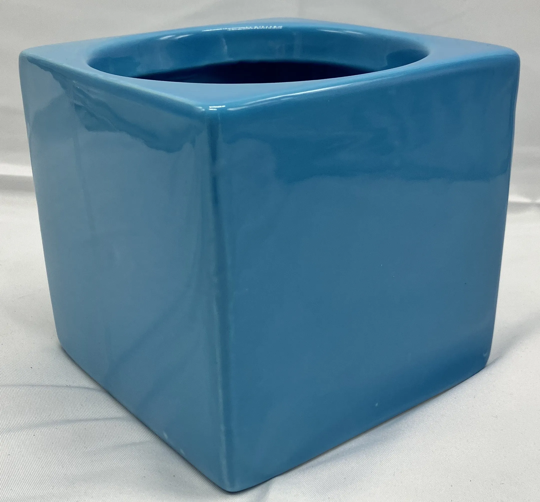 Square Blue Planter