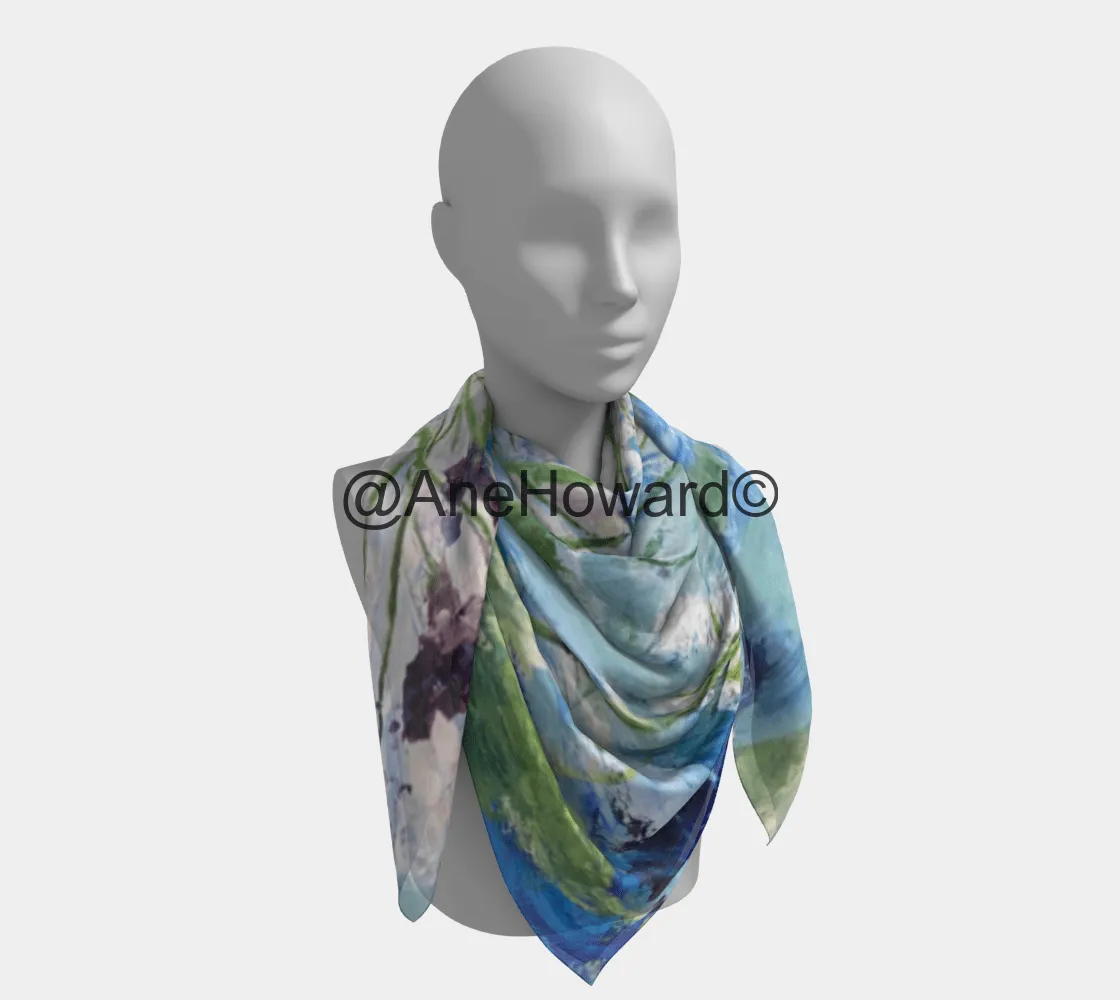 Square Silk Scarf Secrets Life of Plants