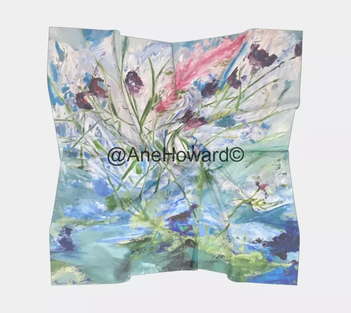 Square Silk Scarf Secrets Life of Plants