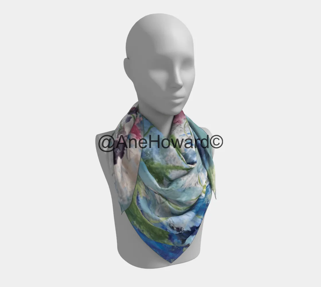 Square Silk Scarf Secrets Life of Plants