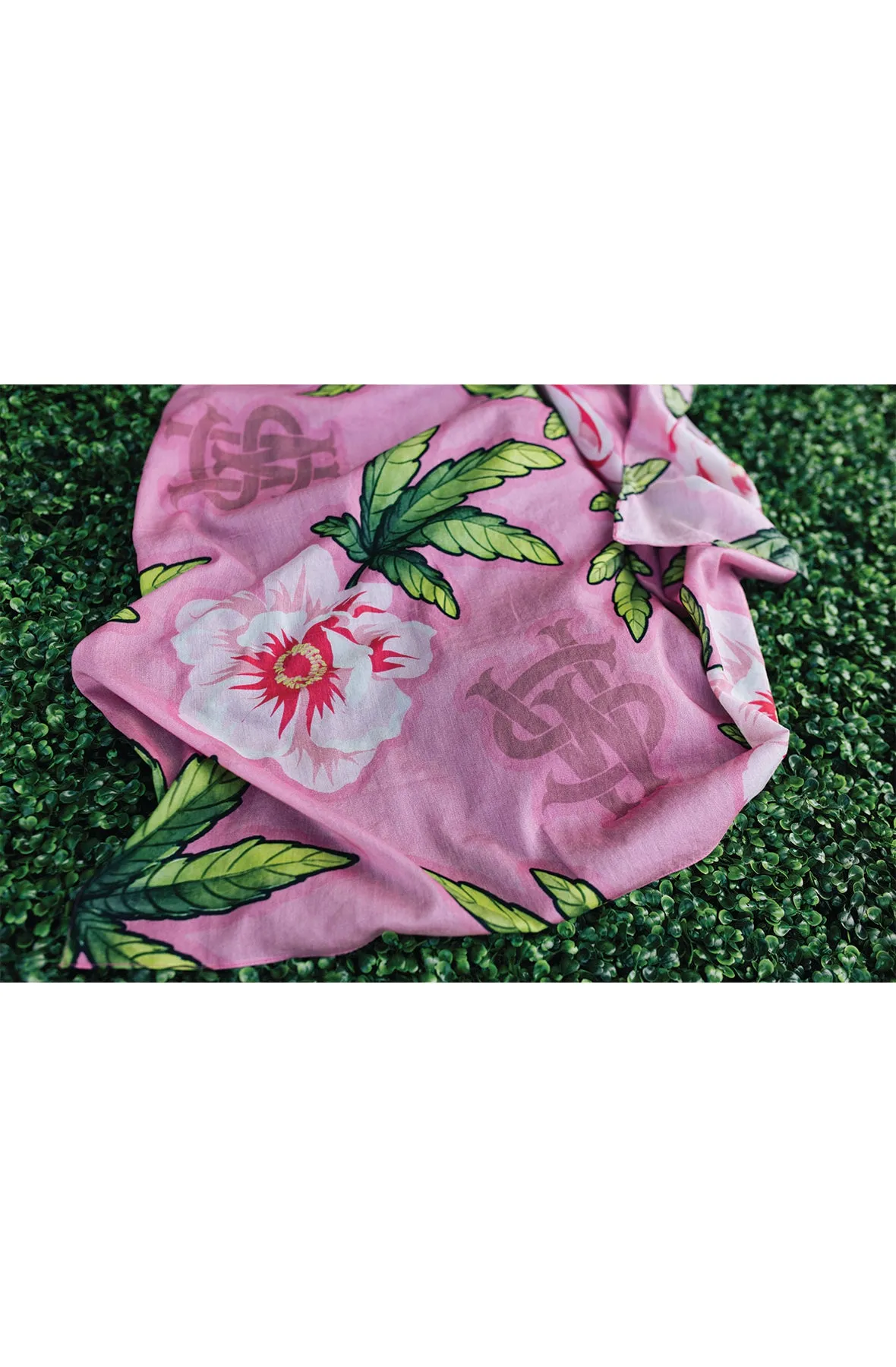 Stay Winning Hippie Scarf (Pink)