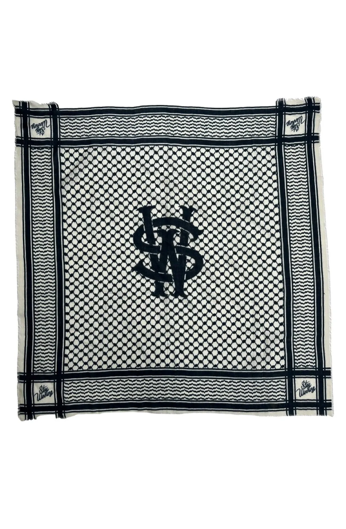 Stay Winning Travel Scarf (White)