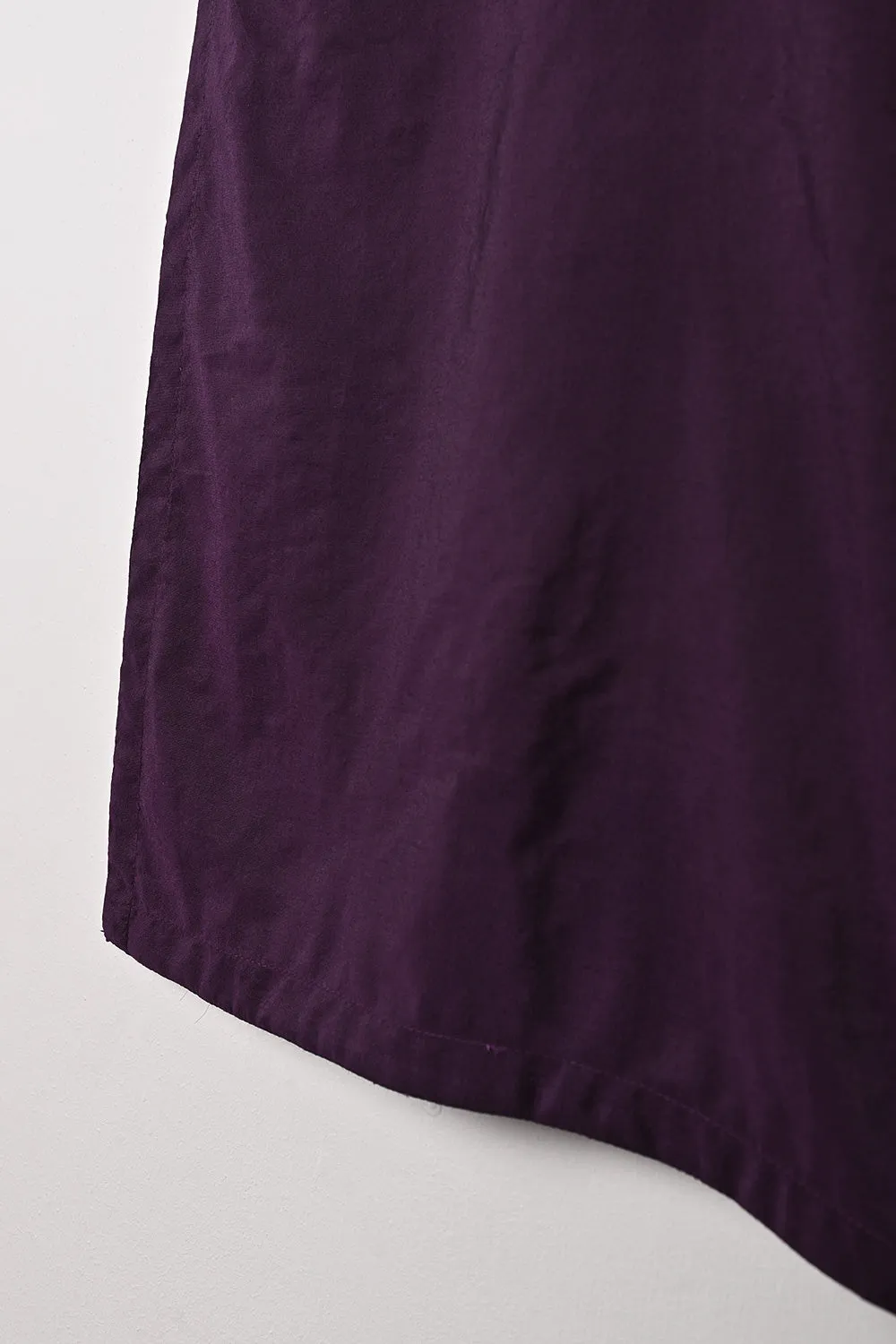 STP-209A-Purple - 2Pc Ready to Wear Cotton Silk Solid Dress