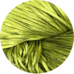 Straw Silk Solid Green Tag