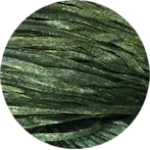 Straw Silk Solid Green Tag