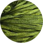 Straw Silk Solid Green Tag