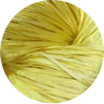 Straw Silk Solid Green Tag