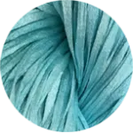 Straw Silk Solid Green Tag