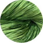 Straw Silk Solid Green Tag