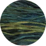 Straw Silk Solid Green Tag