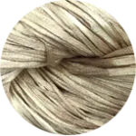 Straw Silk Solid Green Tag