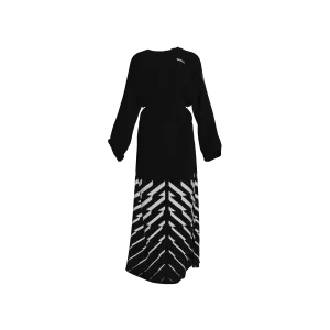 STRIPED ABAYA