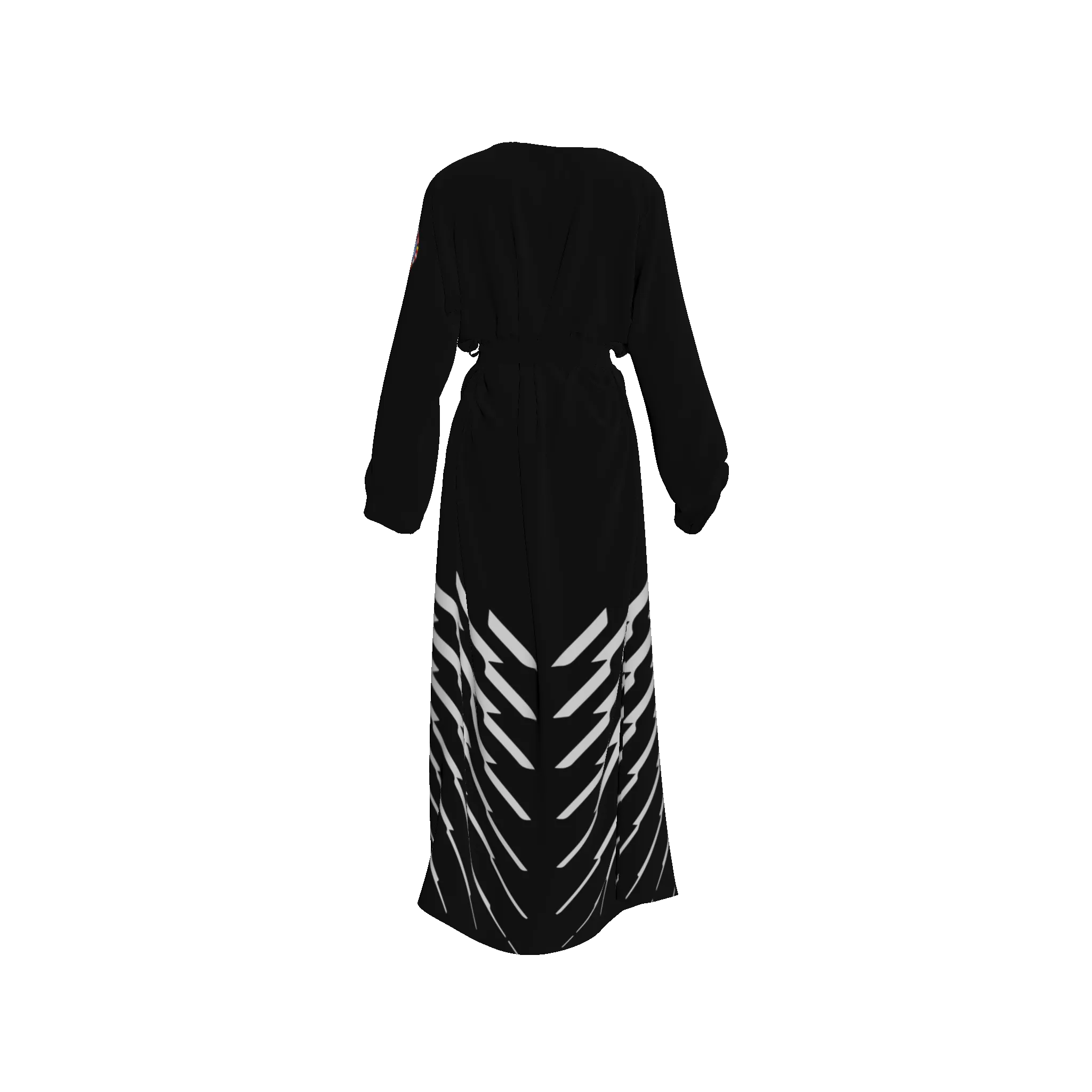 STRIPED ABAYA