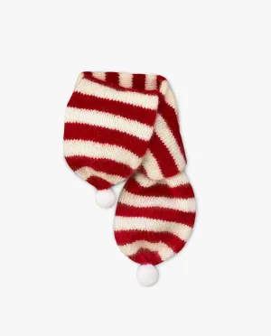 Striped scarf | Red