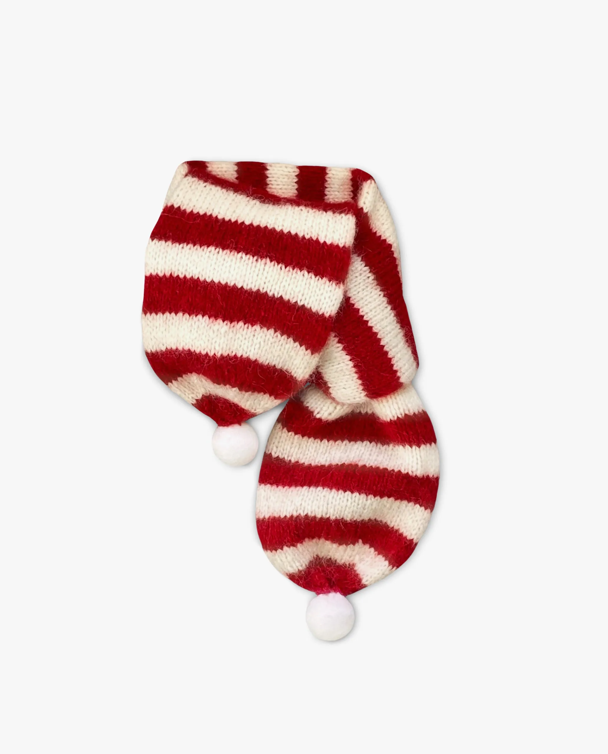 Striped scarf | Red