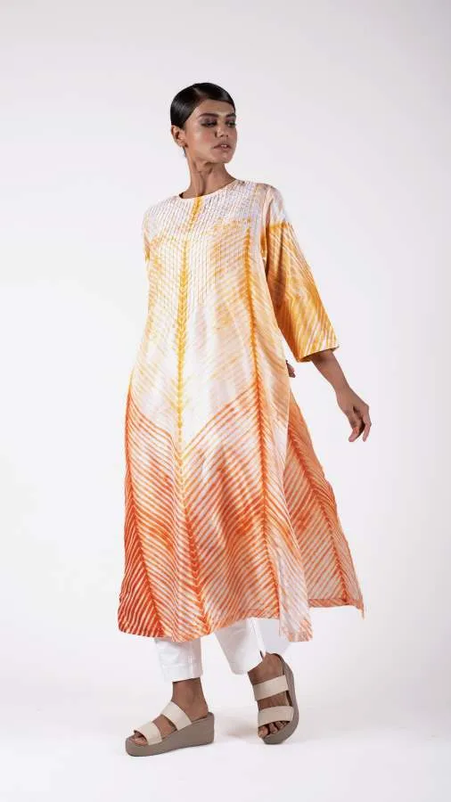 Studio Medium   I   Onion Pink A-Line Arashi Kurta