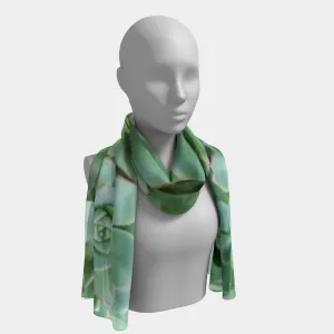 Succulent Garden Long Scarf