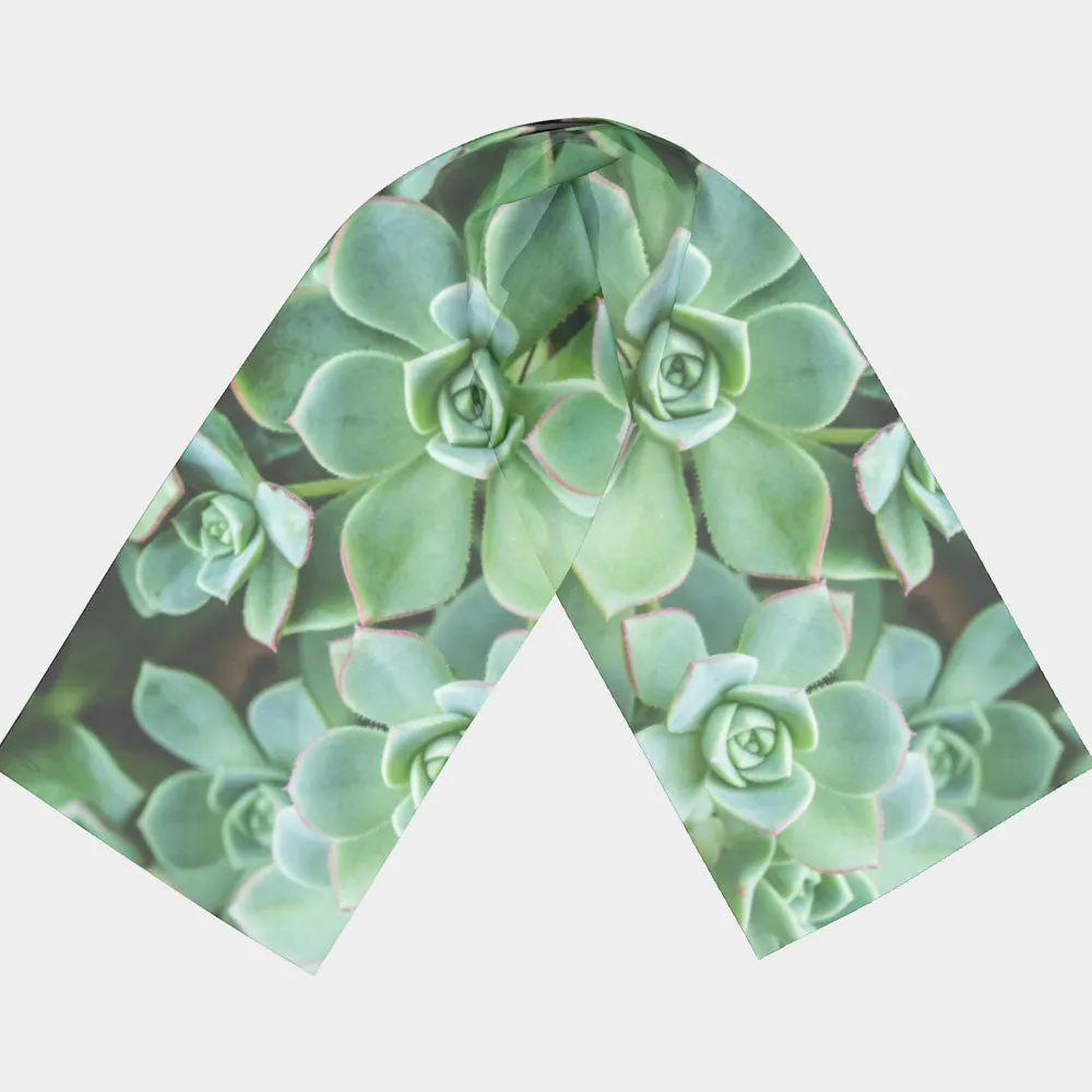 Succulent Garden Long Scarf