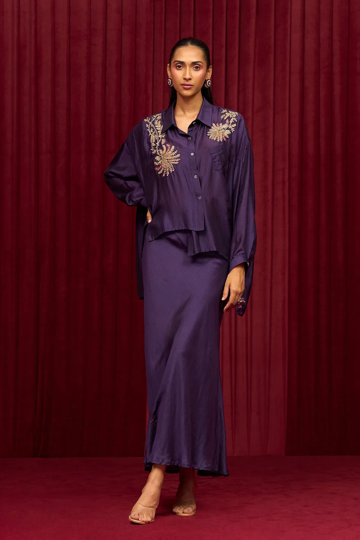 Symphony Shirt Skirt Set