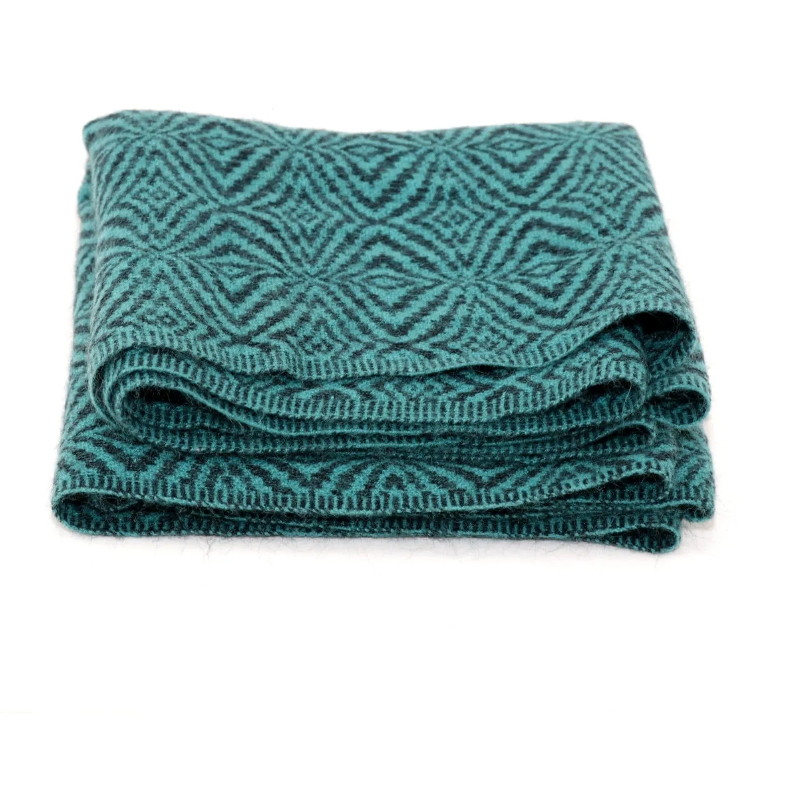 Teal Alpaca Infinity Scarf