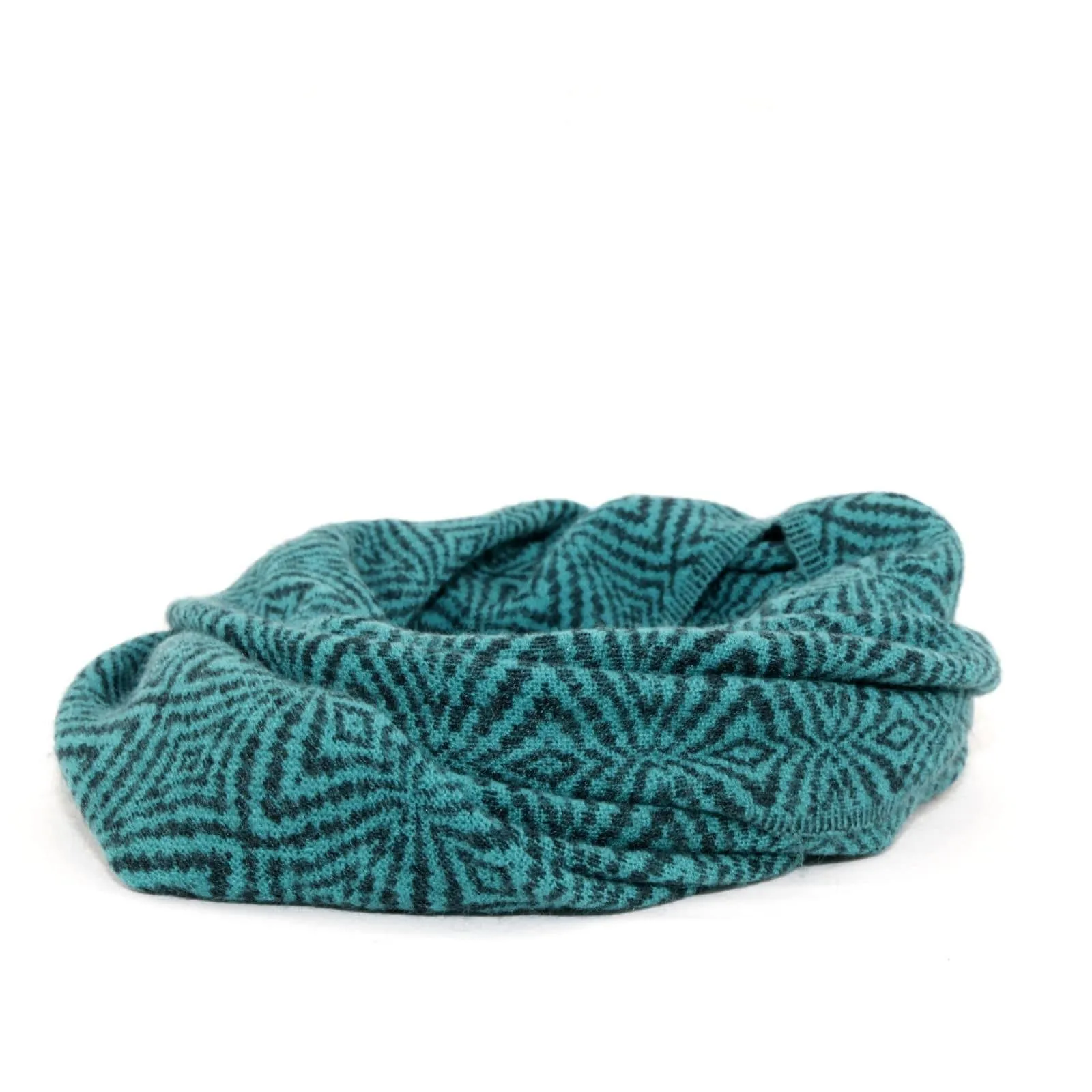 Teal Alpaca Infinity Scarf