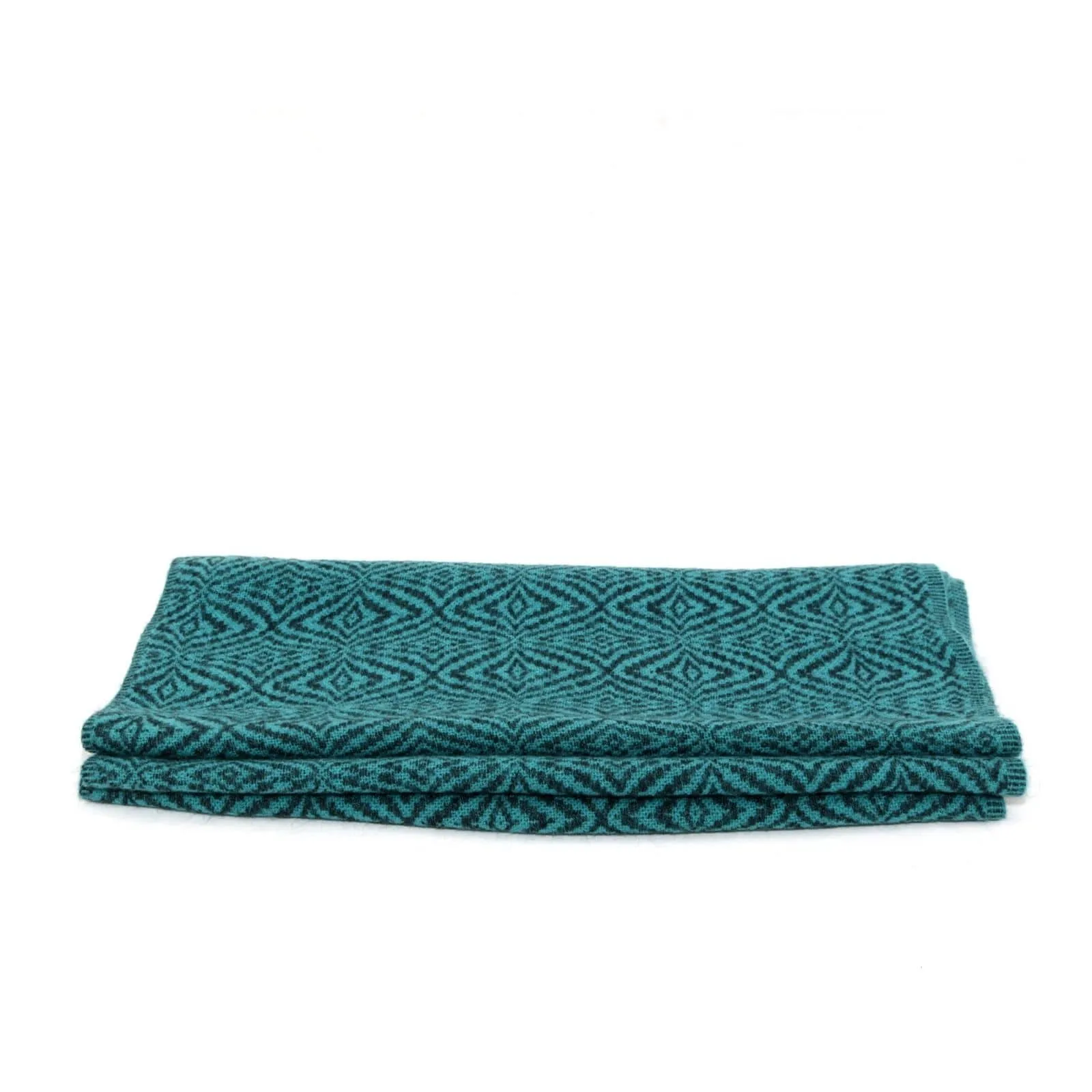 Teal Alpaca Infinity Scarf