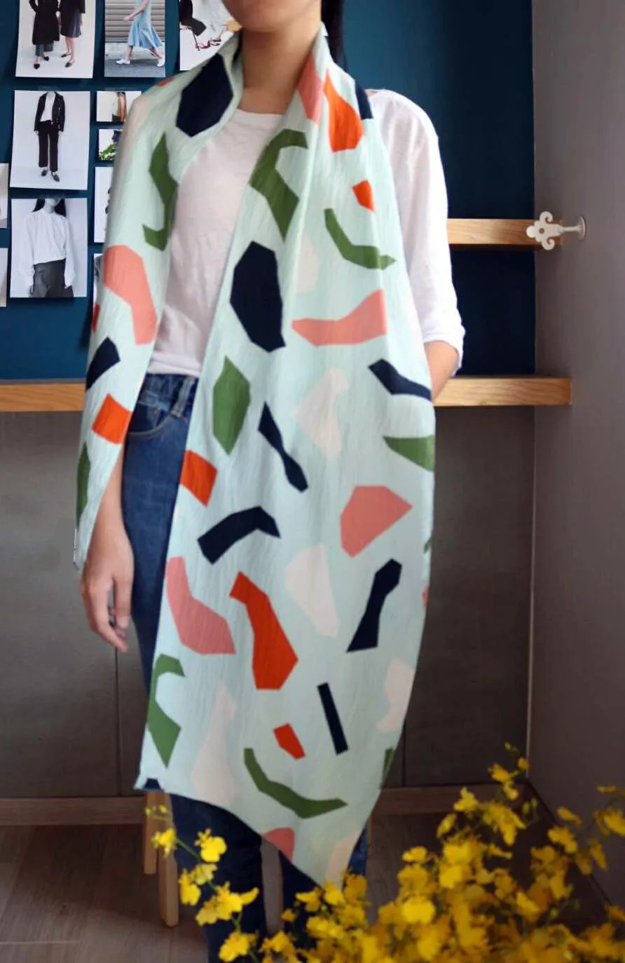 terrazzo scarf-sold out