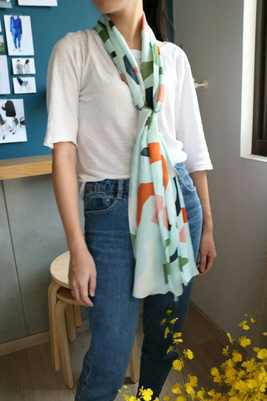 terrazzo scarf-sold out