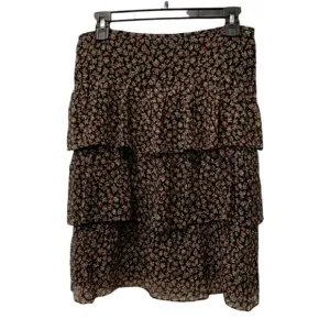 Tibi 100% Silk 3-Tiered Skirt Medium