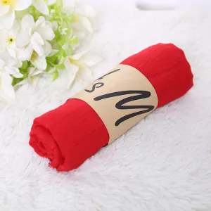 TieSet Linen Scarves Solid Color Cape Shawl Ultra Luxury Brand Muslim Hijab Muffler Scarf Candy Color Womens Scarves 60x180cm