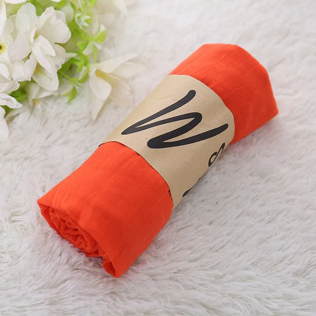 TieSet Linen Scarves Solid Color Cape Shawl Ultra Luxury Brand Muslim Hijab Muffler Scarf Candy Color Womens Scarves 60x180cm