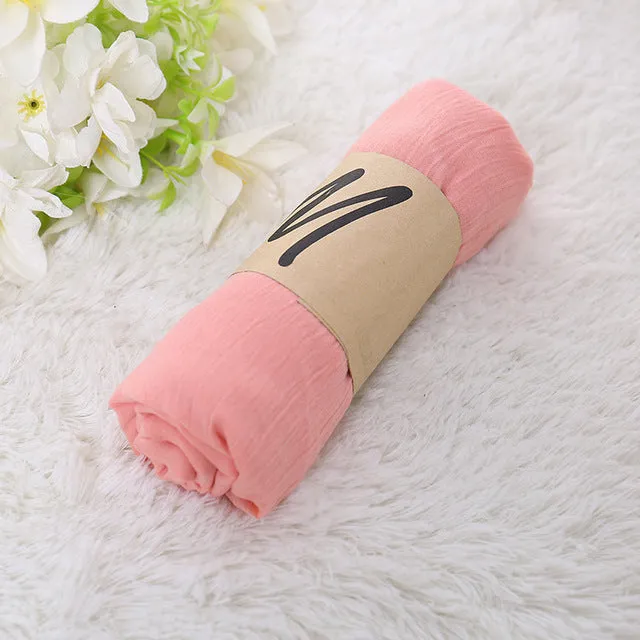 TieSet Linen Scarves Solid Color Cape Shawl Ultra Luxury Brand Muslim Hijab Muffler Scarf Candy Color Womens Scarves 60x180cm
