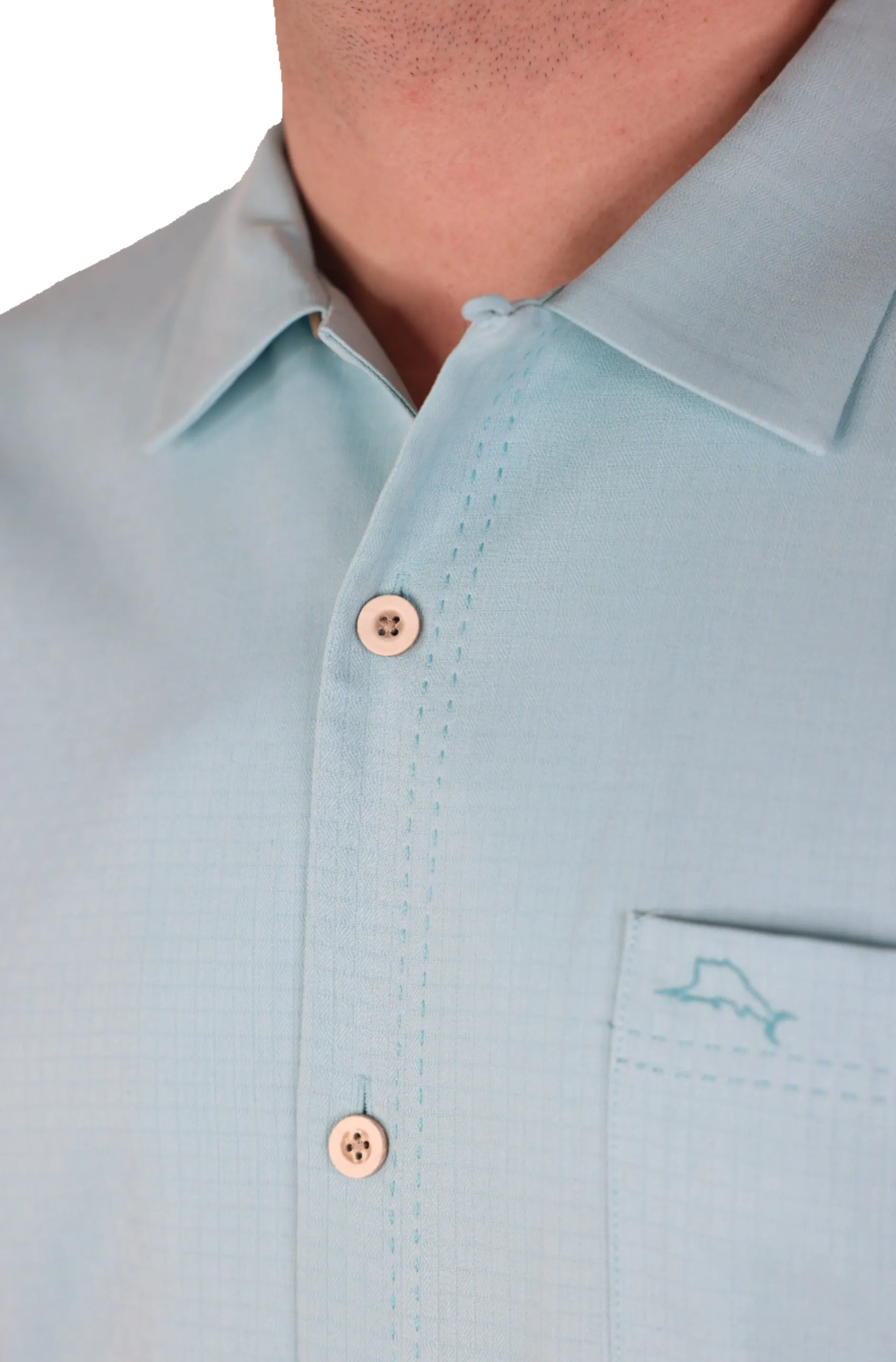 Tommy Bahama IslandZone Coastal Breeze Check Camp Shirt