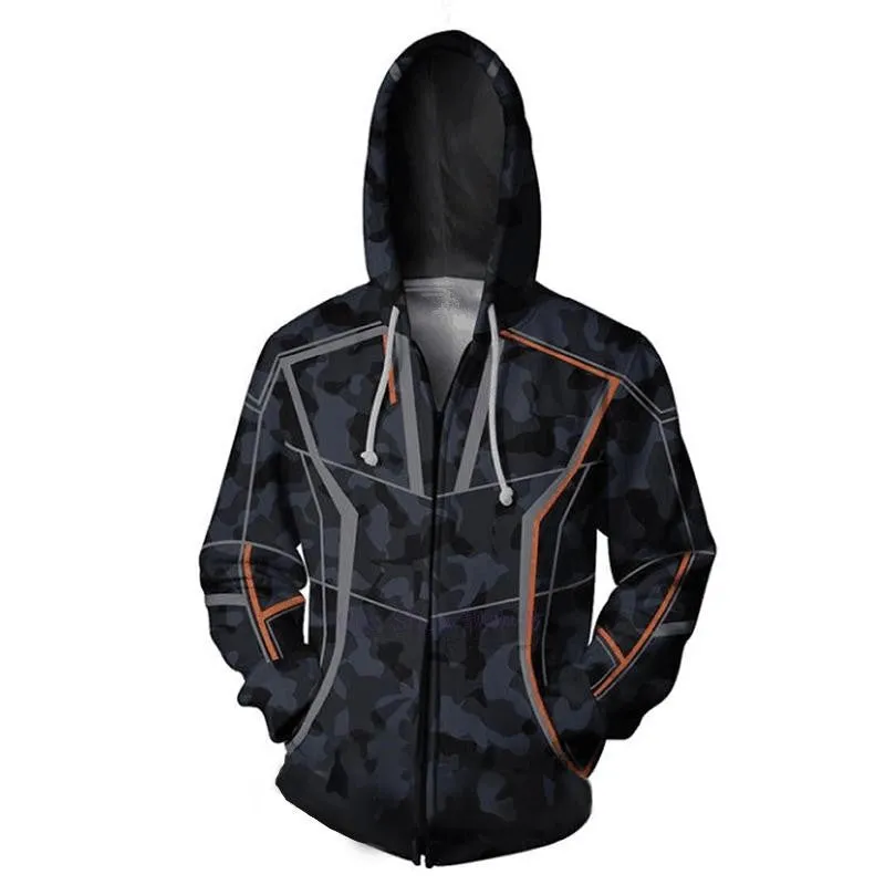 TONY STARK Infinity War  Zip Up Hoodie