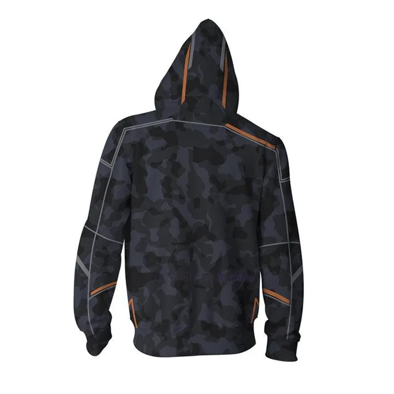 TONY STARK Infinity War  Zip Up Hoodie