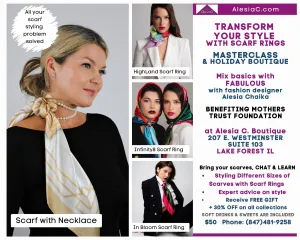 Transform Your Style with Scarf Rings MASTERCLASS With Fashion Designer Alesia Chaika