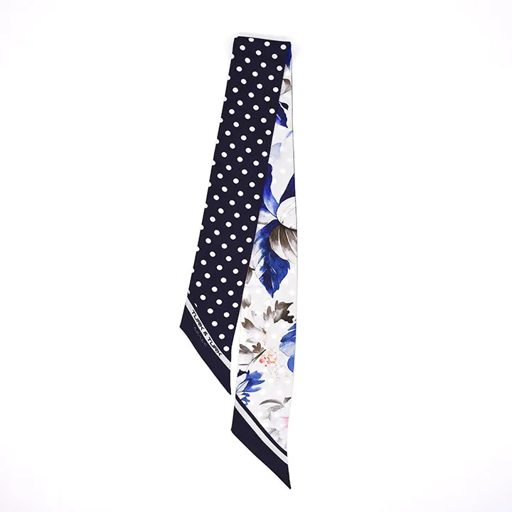 TT039 BLUE FLORAL TWILLY