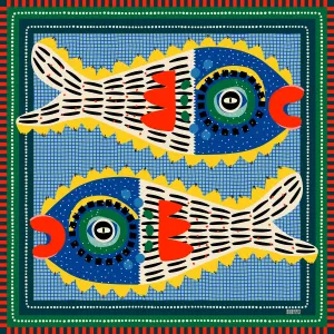 Twin Fish Bandana