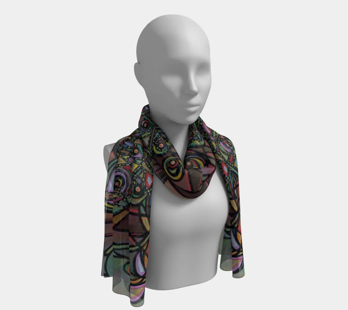 Twinkly Tree Long Scarf