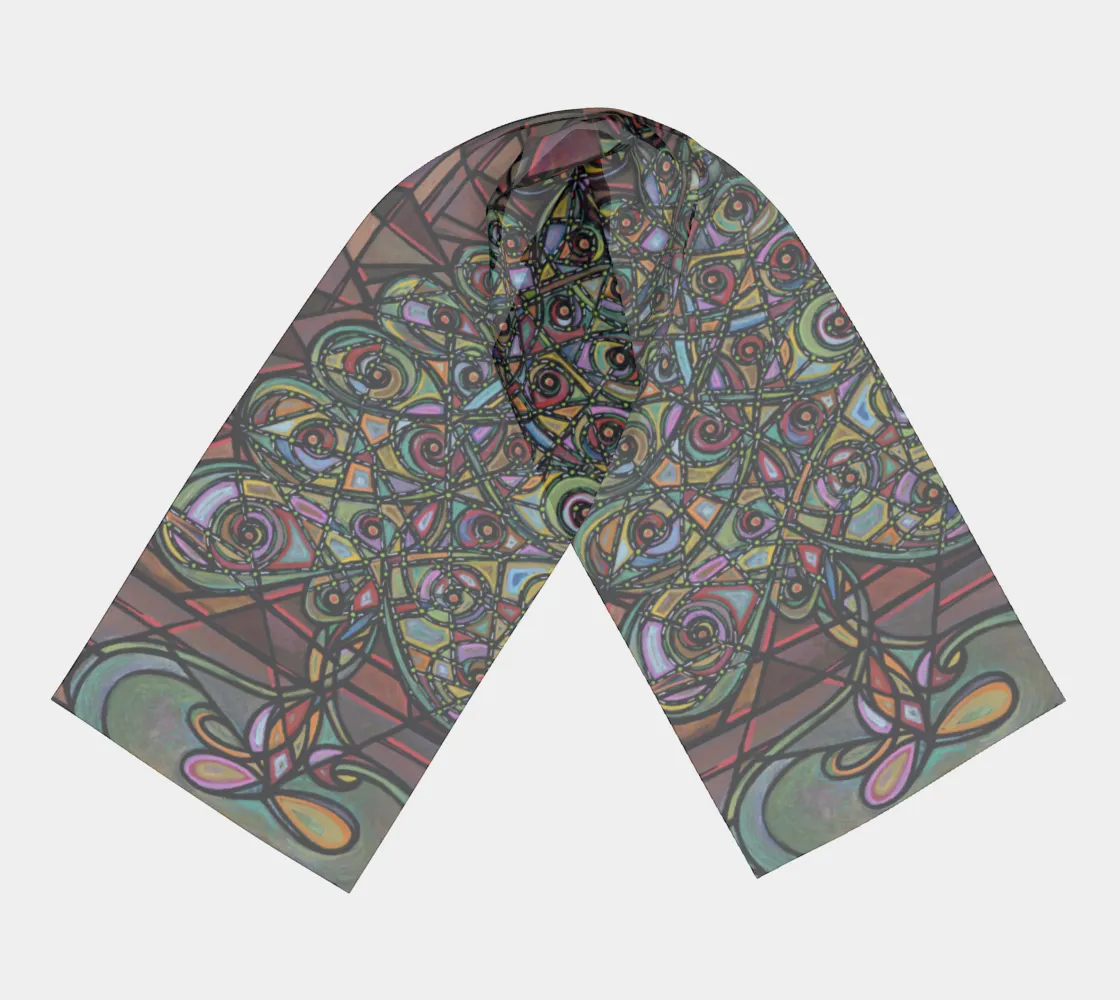 Twinkly Tree Long Scarf