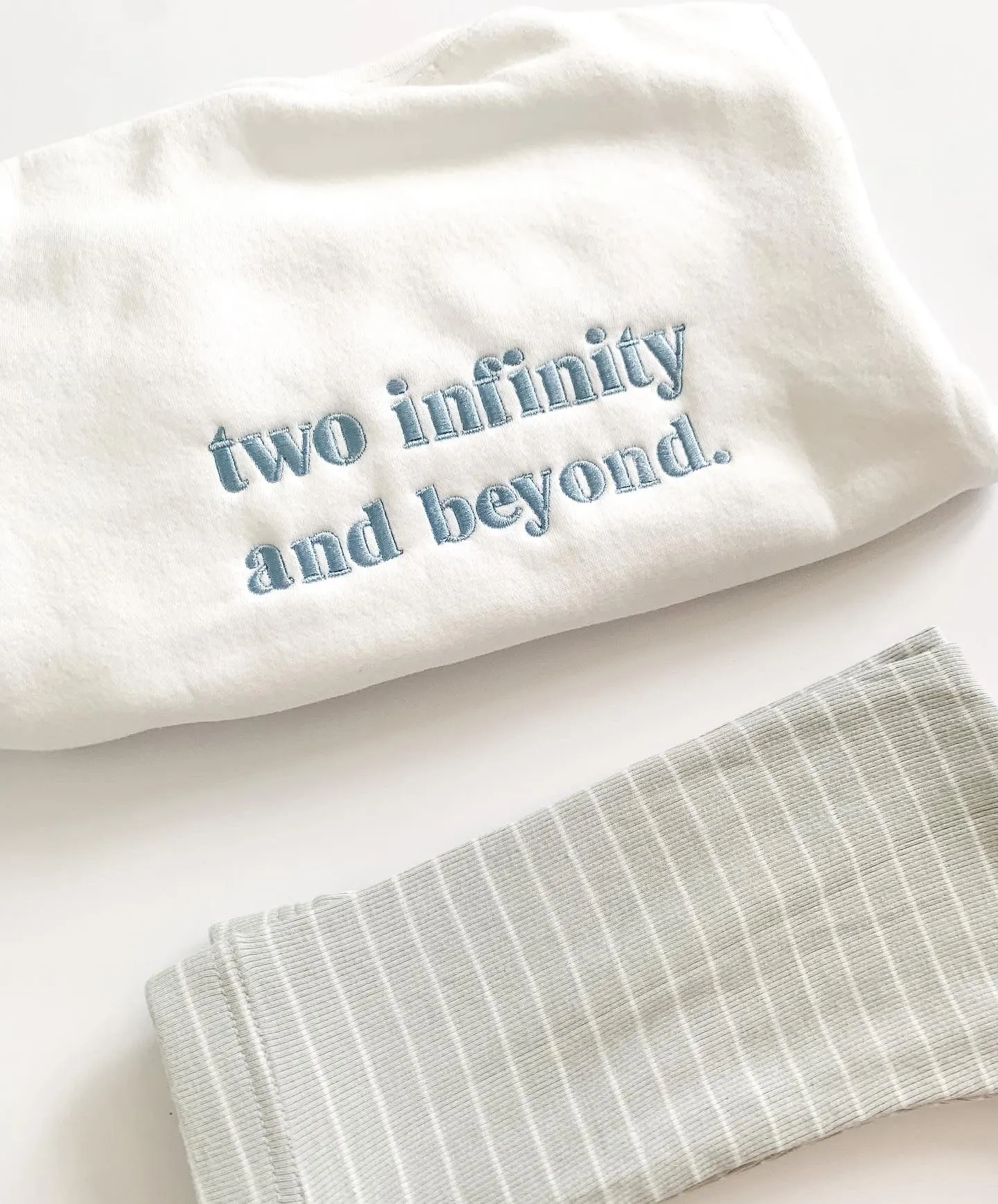 Two Infinity Birthday Sweatshirt - Embroidery