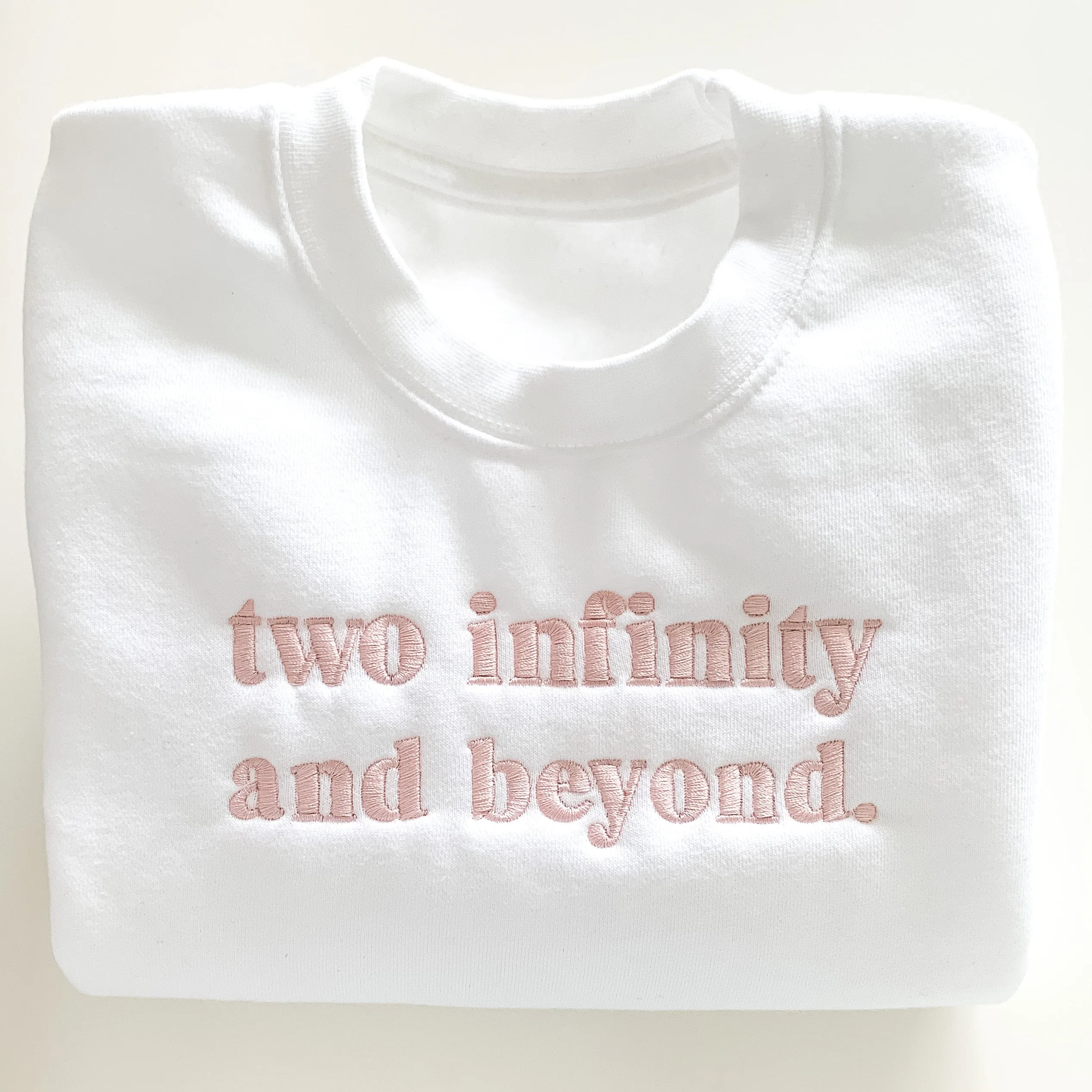 Two Infinity Birthday Sweatshirt - Embroidery
