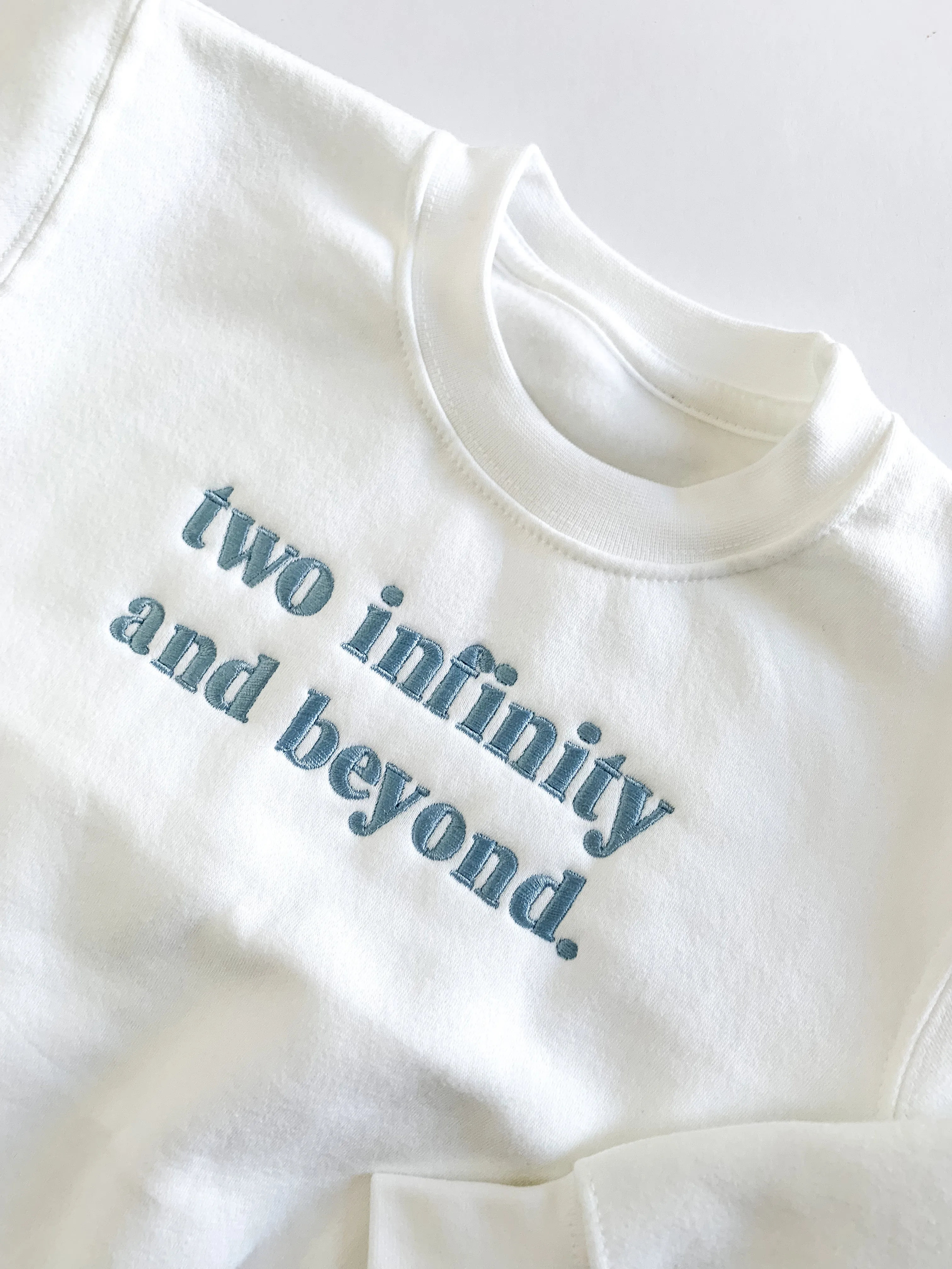 Two Infinity Birthday Sweatshirt - Embroidery