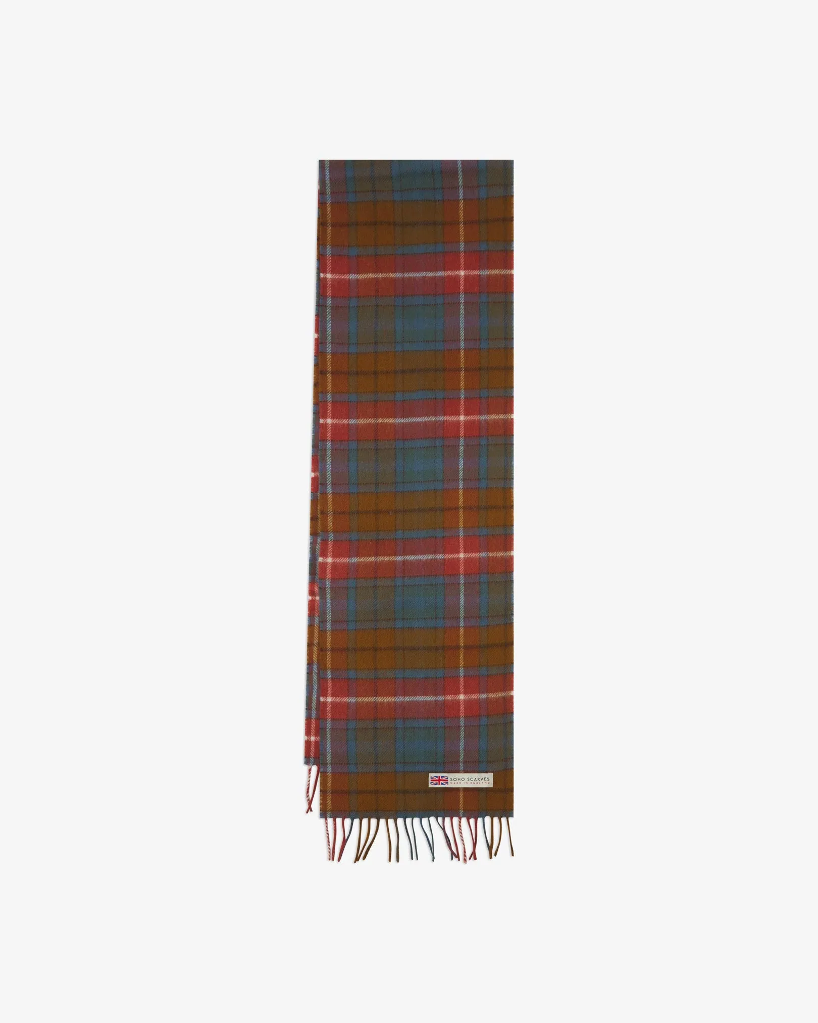 UK Wool Scarf - Highlands Tartan - Antique Buchanan
