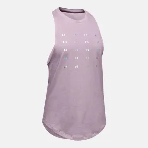 Under Armour Pink Fog/Metallic Silver Infinity Twist Tank