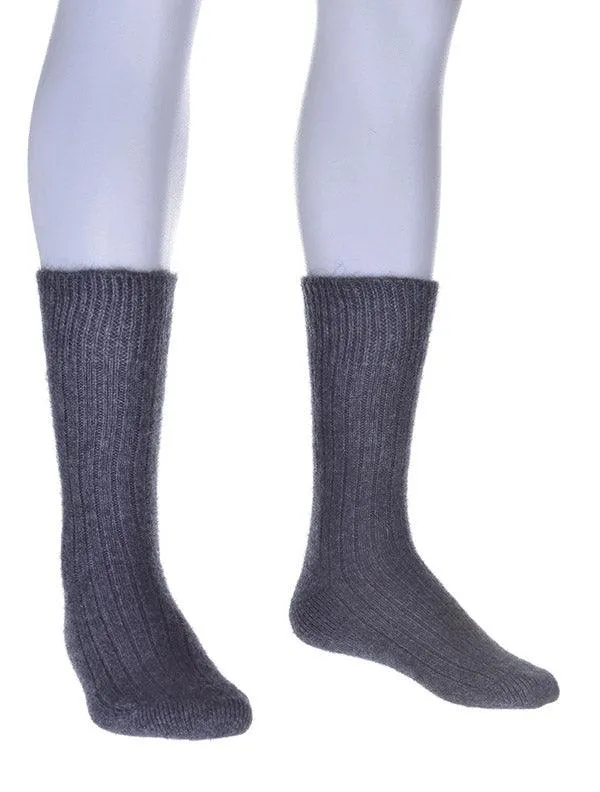 Unisex NZ Possum Merino Silk Rib Socks