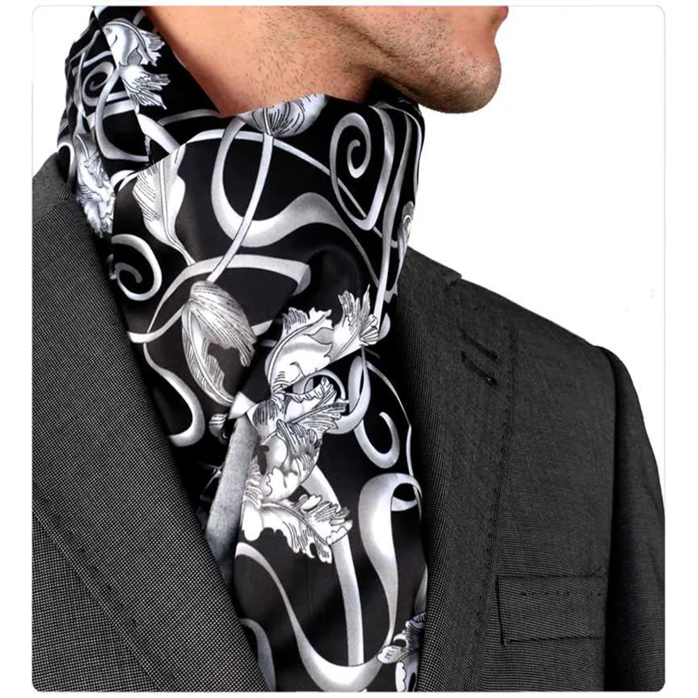 Unisex Silk Soft Elegant Long Fashion Paisley Scarf
