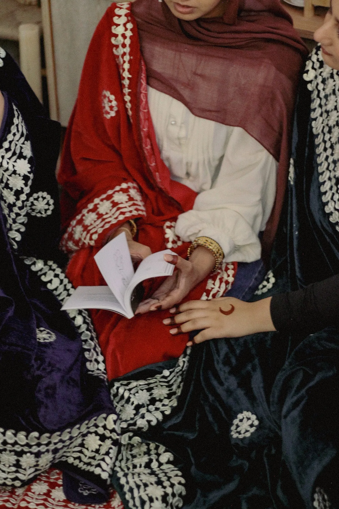 Velvet Embroidered Shawls