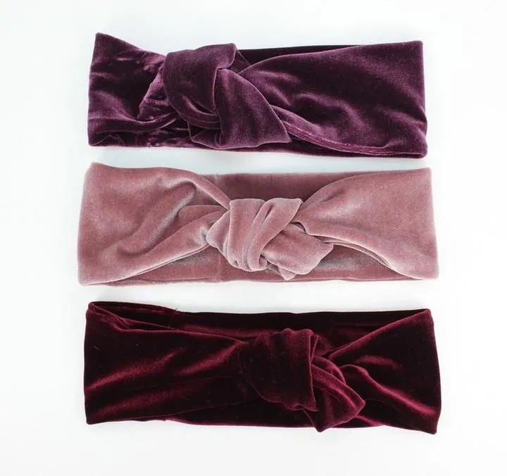 Velvet Knotted Headband