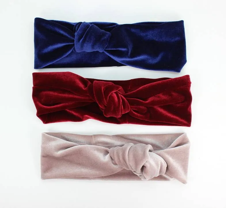 Velvet Knotted Headband